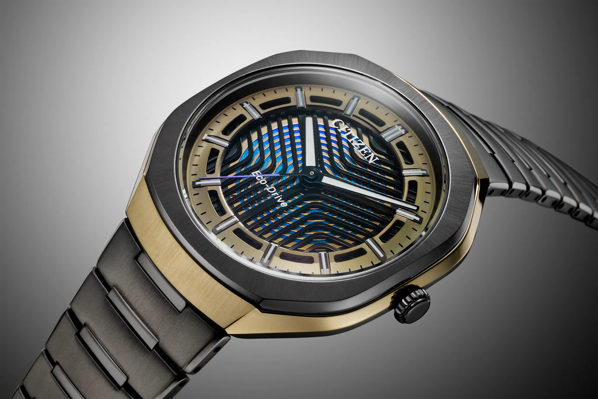 Eco-Drive PHOTON Black Dial Super Titanium with DLC Coating
